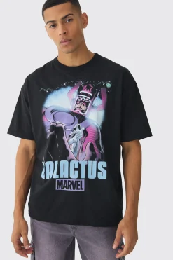 Oversized Marvel Galactus License Print T-Shirt | UK^boohooMAN Hot