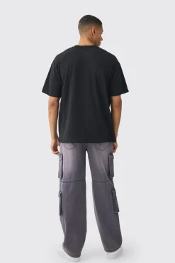 Oversized Marvel Thanos License Print T-Shirt | UK^boohooMAN Outlet