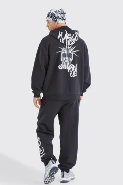 boohooMAN Oversized Mask Character Jogger | UK| Trousers|Joggers
