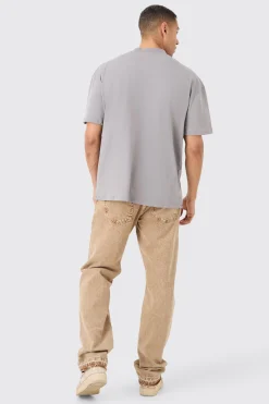 Oversized Mickey Mouse Large Scale License T-shirt | UK^boohooMAN