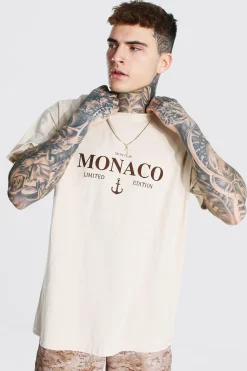 Oversized Monaco Limited Edition T-shirt | UK^boohooMAN Best