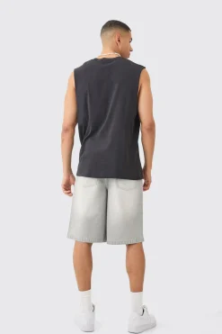 Oversized Monte Carlo Tank | UK^boohooMAN Online