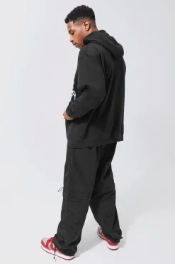 boohooMAN Oversized Moto Car Graphic Hoodie | UK| Hoodies & Sweatshirts