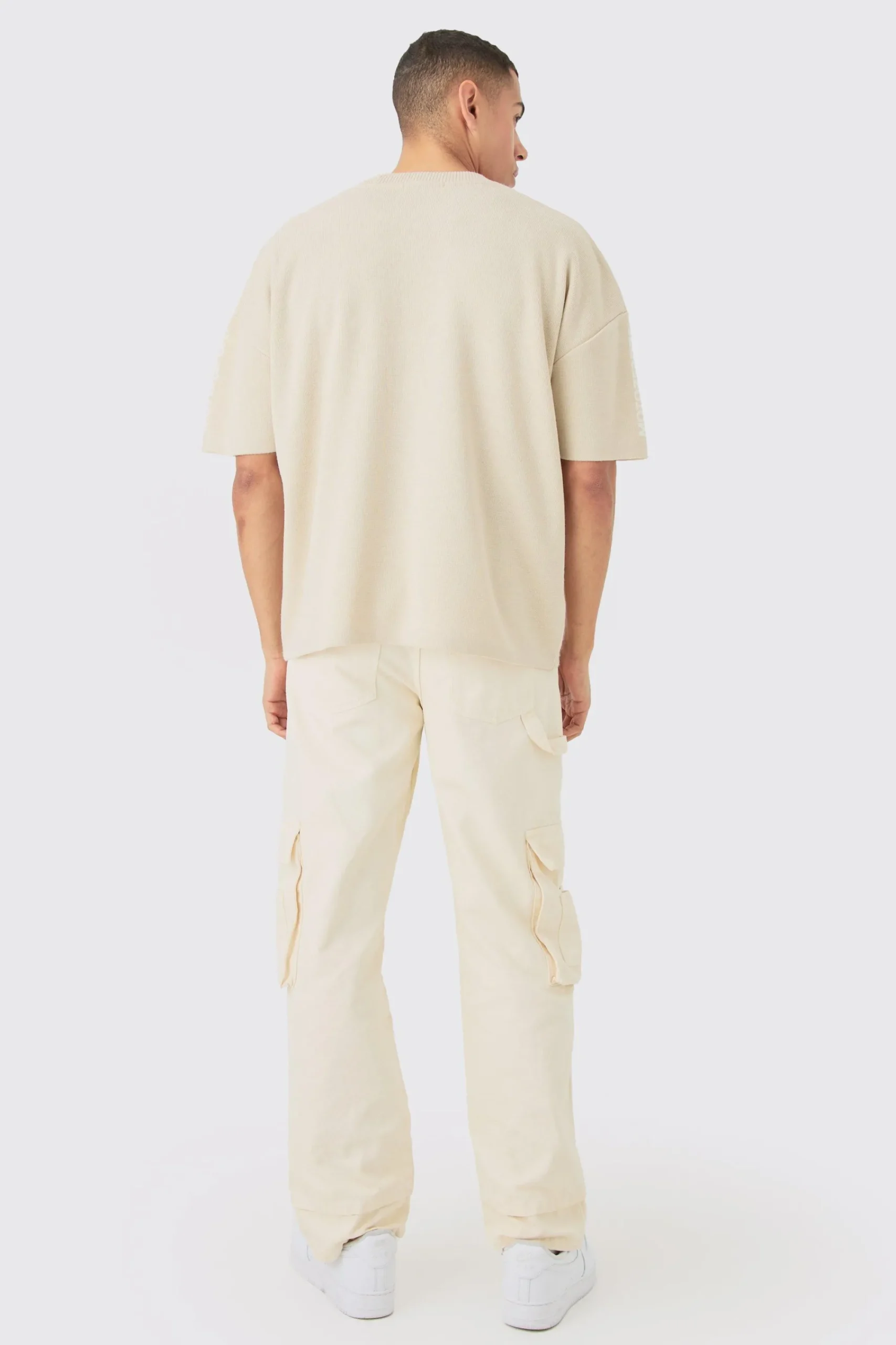 Oversized Moto Knitted T-shirt | UK^boohooMAN Outlet