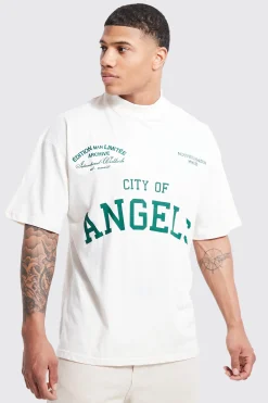 Oversized Multi Graphic Embroidered T-shirt | UK^boohooMAN Best