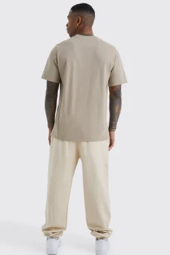 boohooMAN Oversized New York Varsity Jogger | UK| Joggers