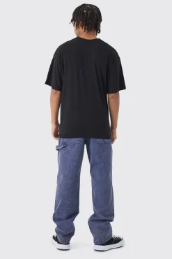 Oversized Nightmare On Elm Street License Print T-Shirt | UK^boohooMAN Discount