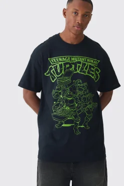 Oversized Ninja Turtles License T-shirt | UK^boohooMAN Outlet