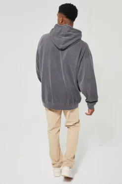 boohooMAN Oversized Nirvana Washed License Hoodie | UK| Hoodies & Sweatshirts