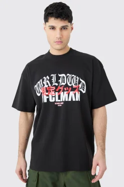 Oversized Ofcl Graphic T-shirt | UK^boohooMAN Hot
