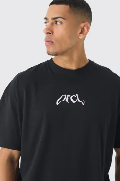 Oversized OFCL Graphic T-Shirt | UK^boohooMAN New