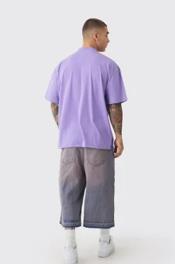 Oversized OFCL Man Homme Distressed Heavyweight T-shirt | UK^boohooMAN Online