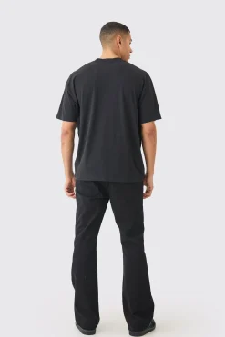 Oversized OFCL Skull Graphic Print T-shirt | UK^boohooMAN Hot