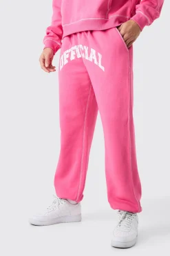 boohooMAN Oversized Official Contrast Stitch Jogger | UK| Joggers