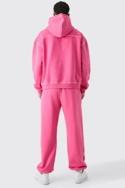 boohooMAN Oversized Official Contrast Stitch Jogger | UK| Joggers