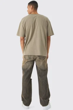 Oversized Official Embossed Detail T-Shirt | UK^boohooMAN Outlet