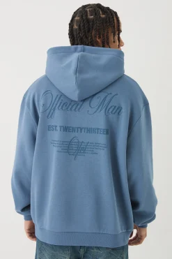 boohooMAN Oversized Official Man Print Hoodie | UK| Hoodies & Sweatshirts