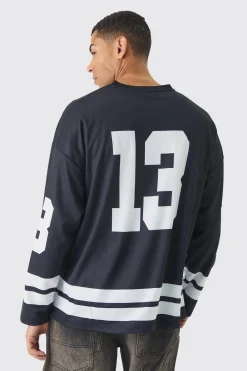 Oversized Official Mesh Hockey Top | UK^boohooMAN Clearance