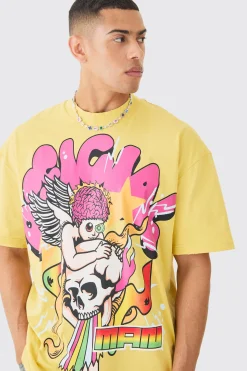 Oversized Official Nibbled T-shirt | UK^boohooMAN Outlet