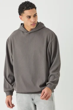 boohooMAN Oversized Ottoman Hoodie | UK| Hoodies & Sweatshirts