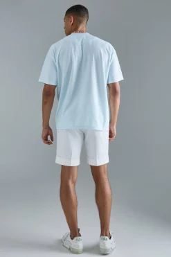 Oversized Ottoman Rib T-Shirt | UK^boohooMAN Discount