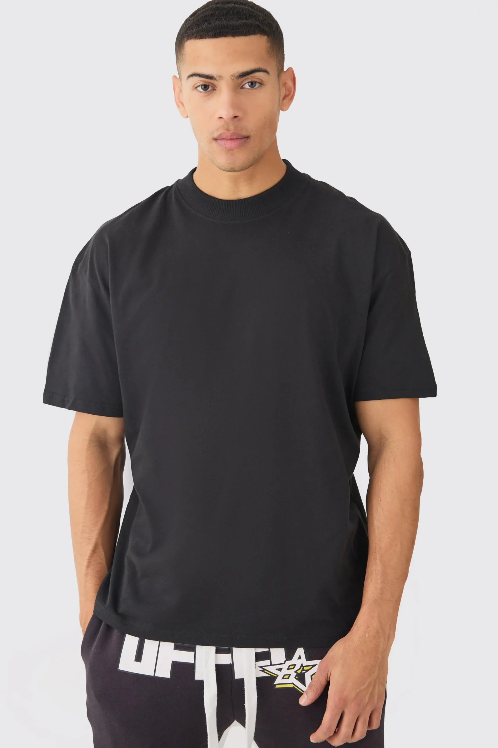Oversized Over Seams Moto Sport T-shirt | UK^boohooMAN Hot