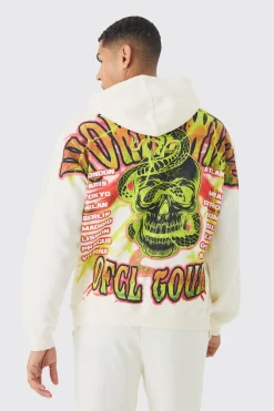 boohooMAN Oversized Over The Seams Official Tour Back Graphic Tracksuit | UK| Tracksuits