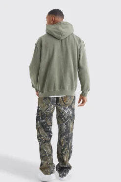 boohooMAN Oversized Overdye Homme Graphic Hoodie | UK| Hoodies & Sweatshirts