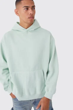 boohooMAN Oversized Overdye Wave Graphic Hoodie | UK| Hoodies & Sweatshirts