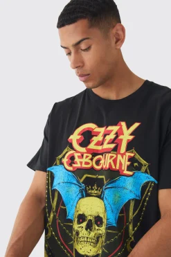 Oversized Ozzy Osbourne License Print T-Shirt | UK^boohooMAN Clearance