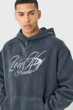 boohooMAN Oversized Paradise Hoodie | UK| Hoodies & Sweatshirts