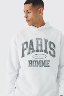 boohooMAN Oversized Paris Hoodie | UK| Hoodies & Sweatshirts
