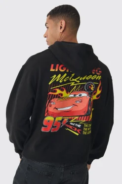 boohooMAN Oversized Pixar Cars License Print Hoodie | UK| Hoodies & Sweatshirts