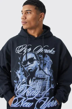 boohooMAN Oversized Pop Smoke License Hoodie | UK| Hoodies & Sweatshirts