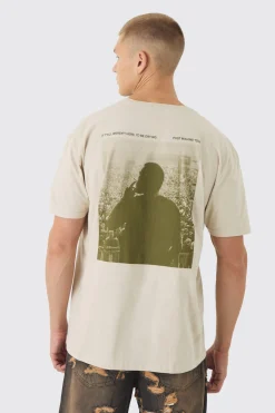 Oversized Post Malone License Print T-Shirt | UK^boohooMAN