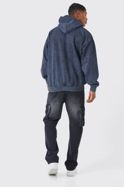 boohooMAN Oversized Pour Homme Wash Graphic Hoodie | UK| Hoodies & Sweatshirts