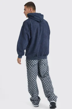 boohooMAN Oversized Pour Homme Wash Graphic Hoodie | UK| Hoodies & Sweatshirts