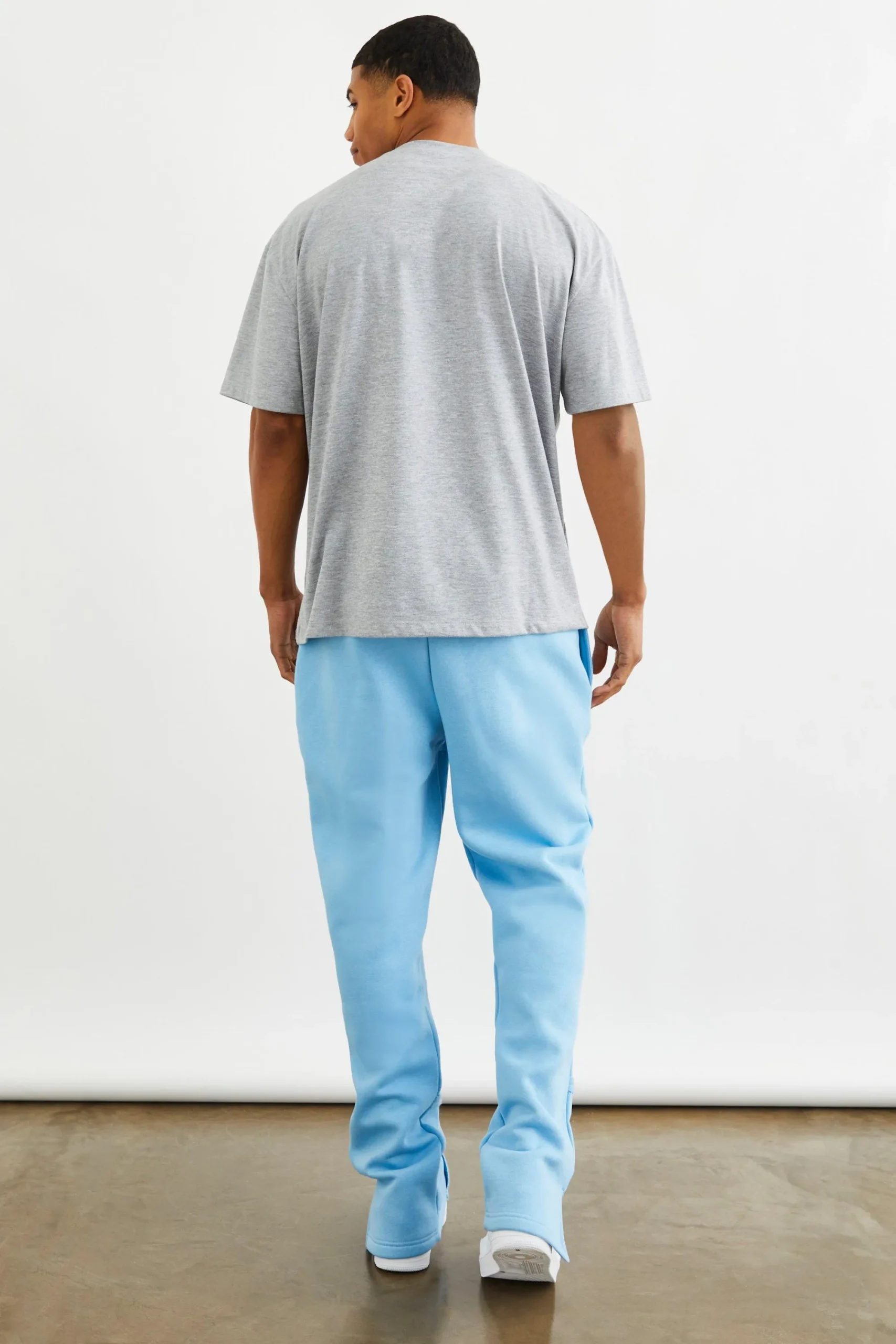 boohooMAN Oversized Print Tee And Split Hem Jogger Set | UK| Sets & Co-Ords|Tracksuits