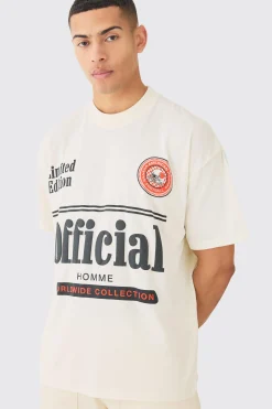 Oversized Puff Print Official Moto T-shirt | UK^boohooMAN Best