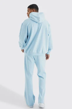 boohooMAN Oversized Raw Applique Hoodie | UK| Hoodies & Sweatshirts