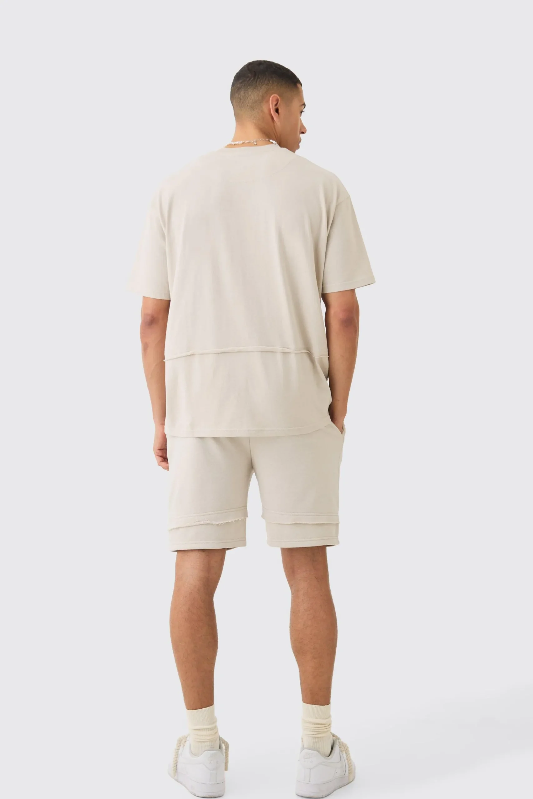 Oversized Raw Layer T-shirt | UK^boohooMAN Best