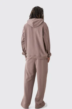 boohooMAN Oversized Raw Seam Man Signature Embroidered Hoodie | UK| Hoodies & Sweatshirts