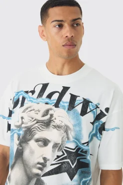 Oversized Renaissance Over Seams T-shirt | UK^boohooMAN Outlet