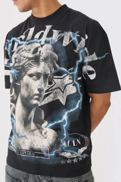 Oversized Renaissance Over Seams T-shirt | UK^boohooMAN New