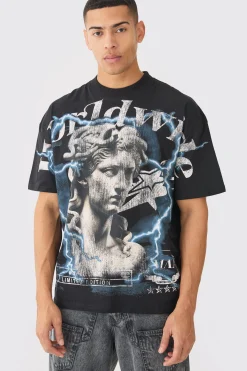 Oversized Renaissance Over Seams T-shirt | UK^boohooMAN New
