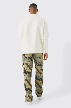 boohooMAN Oversized Revere Neck Rugby Polo | UK| Hoodies & Sweatshirts