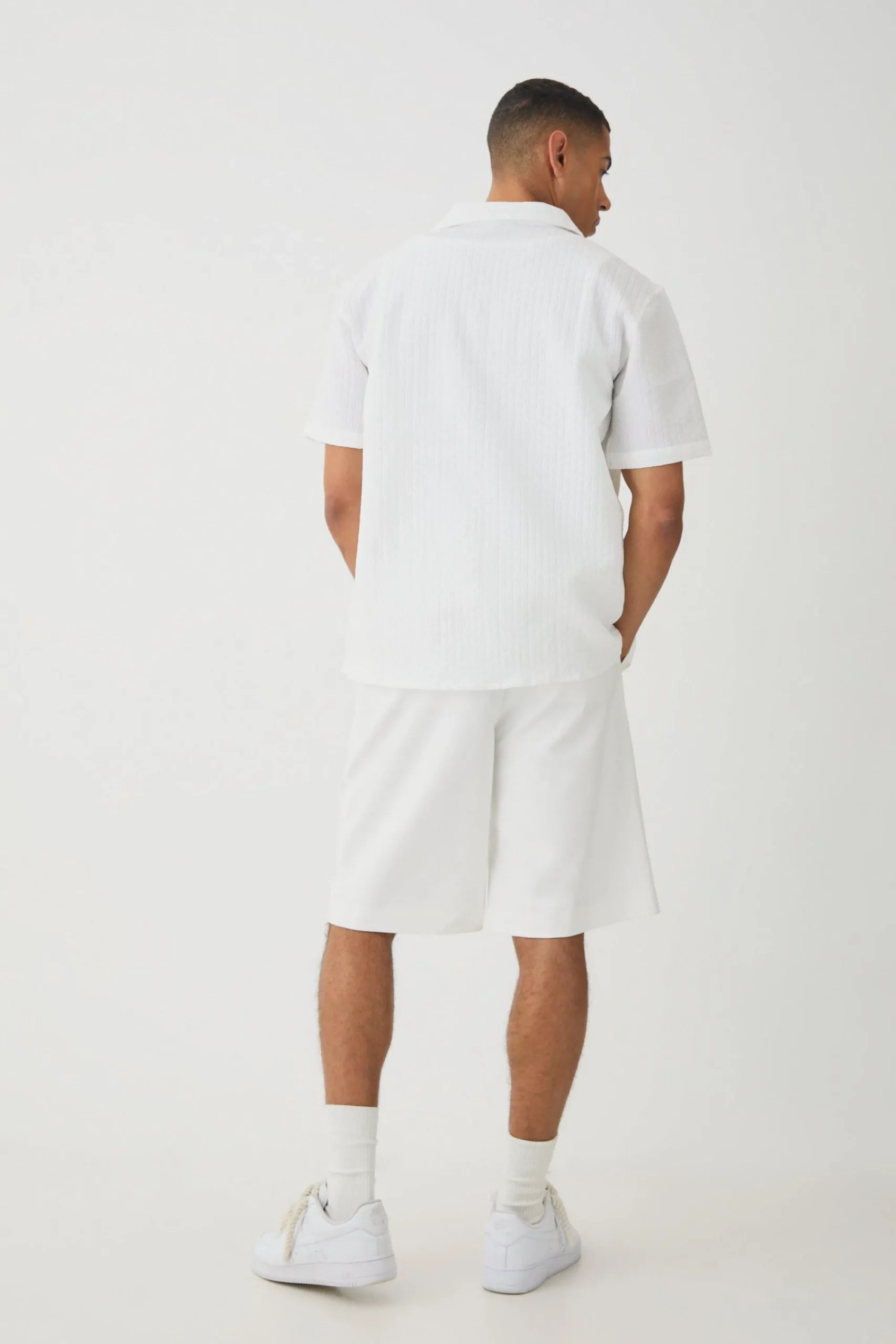 boohooMAN Oversized Revere Shirt | UK| Shirts