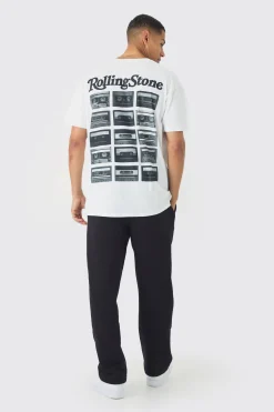 Oversized Rolling Stones License Print T-Shirt | UK^boohooMAN Clearance