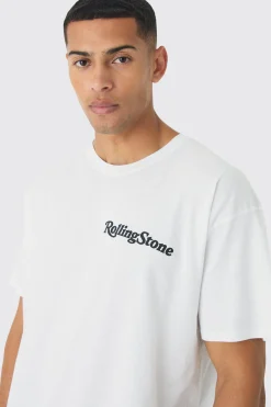 Oversized Rolling Stones License Print T-Shirt | UK^boohooMAN Clearance