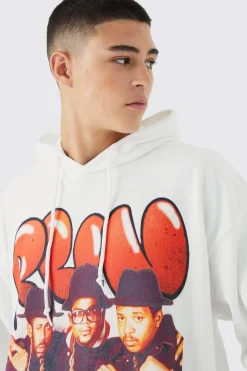 boohooMAN Oversized Run Dmc License Hoodie | UK| Hoodies & Sweatshirts